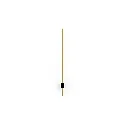 Wandarmatuur FINLIN 1.0 IP20, goud, zwart dimbaar