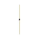 Wandarmatuur FINLIN 2.0 IP20, goud, zwart dimbaar