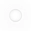 Spiegelarmatuur PERLEZ CLIP IP44 2.0 - Ø 16CM IP44, wit dimbaar