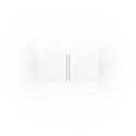 wall luminaire CG SQUARE 2P SMALL G9 IP20, white matt