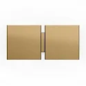 wall luminaire CG SQUARE 2G BIG E27 IP20, champagner