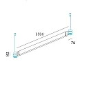 Pendelarmatuur ELLO SYSTEM 1.0 IP20, zwart mat dimbaar