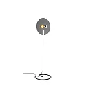 Tafelarmatuur MIRRO TABLE 2.0 medium, met snoerdimmer E27 IP20, chroom, zwart dimbaar