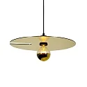 Pendelarmatuur MIRRO 2.0 medium E27 IP20, goud dimbaar