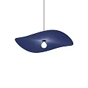 Pendelarmatuur WAVE SOFT 3.0 E27 IP20, indigoblauw
