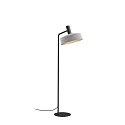 Staande lamp ROOMOR FLOOR 1.3 - PAR16 / SHADE 3.0 met schakelaar, met stekker, instelbaar GU10 IP20, grijs, gitzwart 