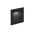 outdoor recessed luminaire ORIS OUTDOOR WALL REC 1.3 down, current constant, indirect IP65, black matt 