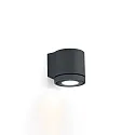 Wandarmatuur voor buitenshuis TUBE WALL 1.0 LED PHASE eenzijdig IP65, antraciet dimbaar