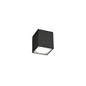 Outdoor LED Ceiling luminaire TRAM CARRÉ 1.0, IP65, square, 6W 3000K 36°, CRi >90, dimmable, anthracite