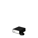 Strijklicht STAKE OUTDOOR FLOOR PROJ 1.0 IP65, zwart mat dimbaar