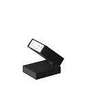 Strijklicht STAKE FOLD OUTDOOR FLOOR PROJ 1.0 IP65, zwart mat dimbaar