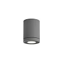 Outdoor Ceiling luminaire TUBE 1.0 PAR16, IP65, GU10 max. 5W, dark grey
