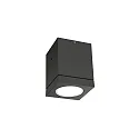 outdoor ceiling luminaire TUBE CARRÉ 1.0 PAR16 down, square, rigid GU10 IP65, anthracite