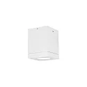 Plafondarmatuur voor buiten TUBE CARRÉ 1.0 PAR16 down, hoekig, stijf GU10 IP65, wit mat