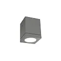 Outdoor LED Ceiling luminaire TUBE 1.0, IP65, 8W 3000K 38°, CRi >90, dimmable, dark grey