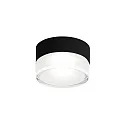 Plafondarmatuur BLAS 1.0 rond, opbouwversie IP65, mat, gitzwart dimbaar