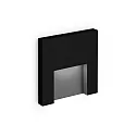 outdoor recessed luminaire RETO OUTDOOR WALL REC 1.3 IP65, black matt 