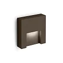 Wandarmatuur voor buitenshuis RETO OUTDOOR WALL SURF 1.3 IP65, brons dimbaar