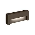 Wandarmatuur voor buitenshuis RETO OUTDOOR WALL SURF 2.0 IP65, brons dimbaar