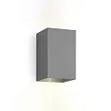 Wandarmatuur voor buitenshuis BOX 4.0 up down, instelbaar IP65, donkergrijs dimbaar
