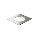 Vloerinbouwarmatuur CHART OUTDOOR FLOOR REC 1.6 IP67, rvs dimbaar