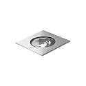 Vloerinbouwarmatuur CHART ASYM OUTDOOR FLOOR REC 1.6 IP67, rvs dimbaar