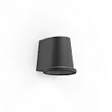 Wandarmatuur voor buitenshuis CLASCO 1.0 IP65, antraciet dimbaar
