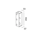 Wever & Ducré Accessory for ORIS 0.7 - flush mounted housing