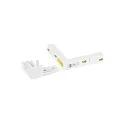 L-connector STREX 48V mechanisch, opbouwversie, links-rechts, wit