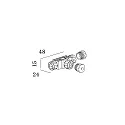 Kabel t´T-verbinder 24V PLUG&PLAY 3-voudig, zwart