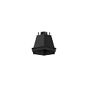 Reflector HEXO MINI, zwart mat