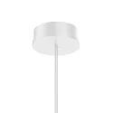 Plafondrozet voor SHIEK / BOX / DOCUS (...) 1-voudig, rond, zonder lampenkap, opbouwversie, signaal wit