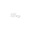 Accessory for SHIEK 4.0 / 5.0 - ceiling canopy round for 3 Pendant luminaires, white