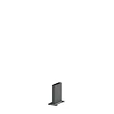 Lampvoet FIFTY FIFTY / SMILE / SWAY / PALOS - 30CM mechanisch, opbouwversie, antraciet, grijs
