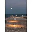 Zafferano battery table lamp POLDINA MICRO IP65, white dimmable