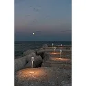 Zafferano battery table lamp POLDINA MICRO IP65, white dimmable