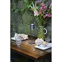 Zafferano battery table lamp POLDINA MICRO IP65, dark grey dimmable